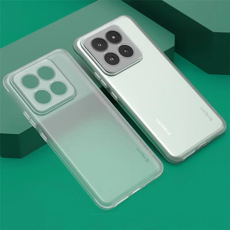 Q.COO For Xiaomi 14 Pro Protective Case Anti-Scratch Soft TPU Phone Cover