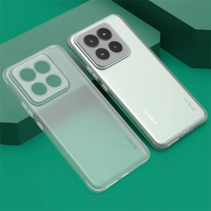 Q.COO For Xiaomi 14 Pro Protective Case Anti-Scratch Soft TPU Phone Cover