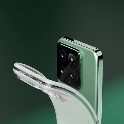 Q.COO For Xiaomi 14 Case Soft TPU Shock-Absorbent Phone Cover