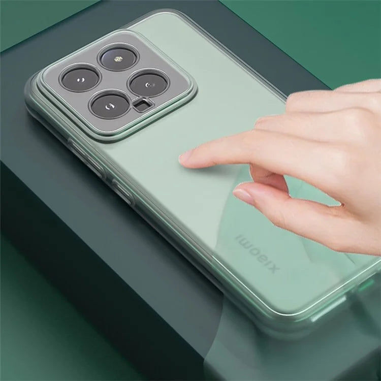 Q.COO For Xiaomi 14 Case Soft TPU Shock-Absorbent Phone Cover