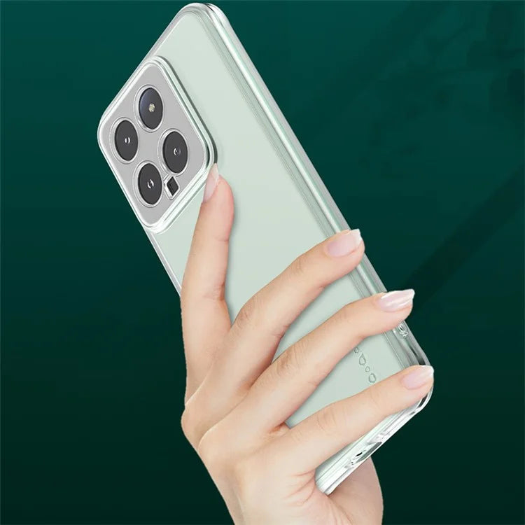 Q.COO For Xiaomi 14 Case Soft TPU Shock-Absorbent Phone Cover