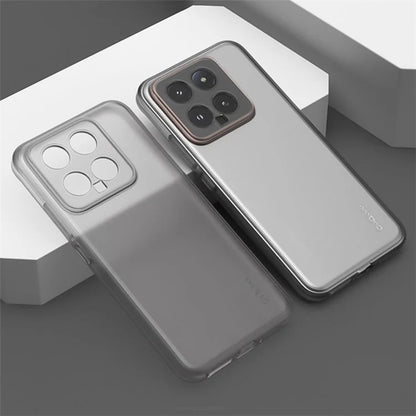 Q.COO For Xiaomi 14 Case Soft TPU Shock-Absorbent Phone Cover Black