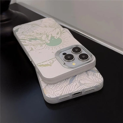 For iPhone 14 Pro Case Laser Effect Anti-scratch Protective Phone Cover