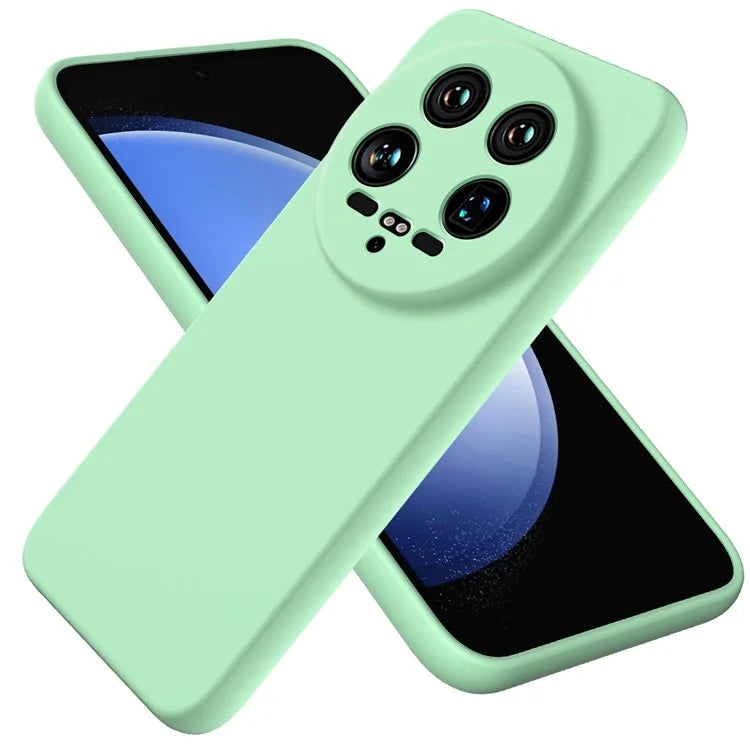 For Xiaomi 14 Ultra Phone Case Liquid Silicone Protective Cover with Hand Strap
