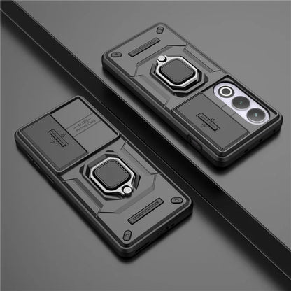 For OnePlus Ace 3V 5G Case with Slide Lens Cover PC+TPU Protective Shell