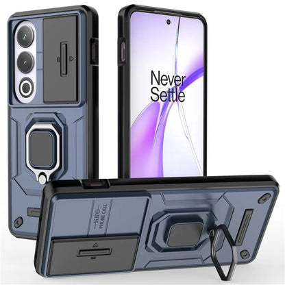For OnePlus Ace 3V 5G Case with Slide Lens Cover PC+TPU Protective Shell