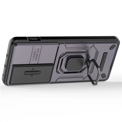 For OnePlus Ace 3V 5G Case with Slide Lens Cover PC+TPU Protective Shell