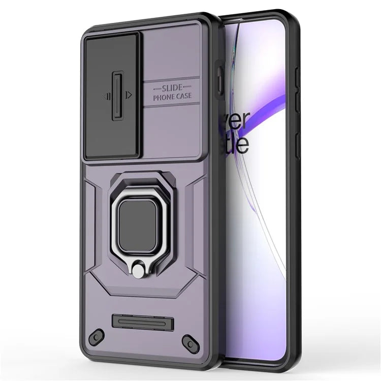 For OnePlus Ace 3V 5G Case with Slide Lens Cover PC+TPU Protective Shell