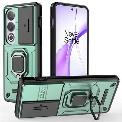 For OnePlus Ace 3V 5G Case with Slide Lens Cover PC+TPU Protective Shell