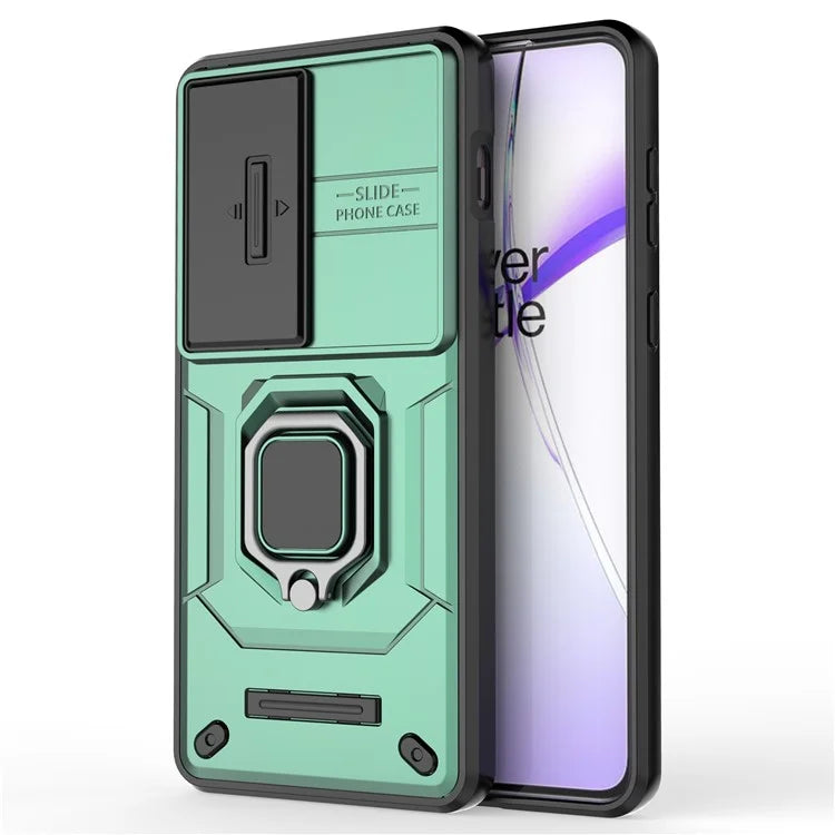 For OnePlus Ace 3V 5G Case with Slide Lens Cover PC+TPU Protective Shell