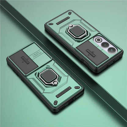For OnePlus Ace 3V 5G Case with Slide Lens Cover PC+TPU Protective Shell