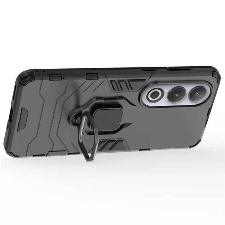 For OnePlus Ace 3V 5G Case PC+TPU Bump Proof Shell with Ring Kickstand