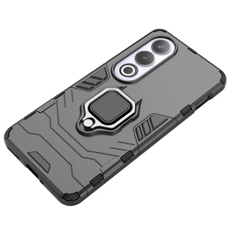 For OnePlus Ace 3V 5G Case PC+TPU Bump Proof Shell with Ring Kickstand