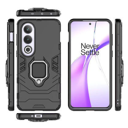For OnePlus Ace 3V 5G Case PC+TPU Bump Proof Shell with Ring Kickstand