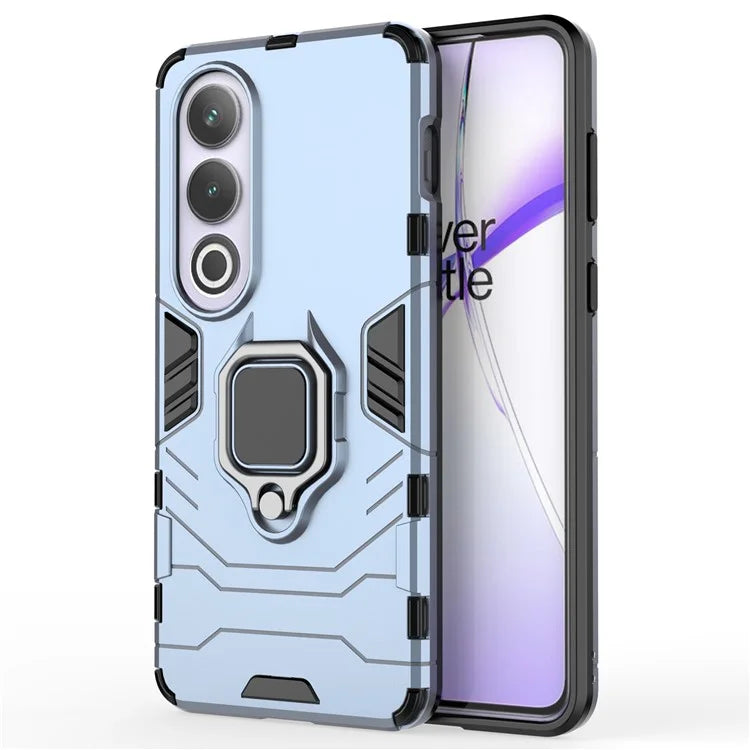 For OnePlus Ace 3V 5G Case PC+TPU Bump Proof Shell with Ring Kickstand