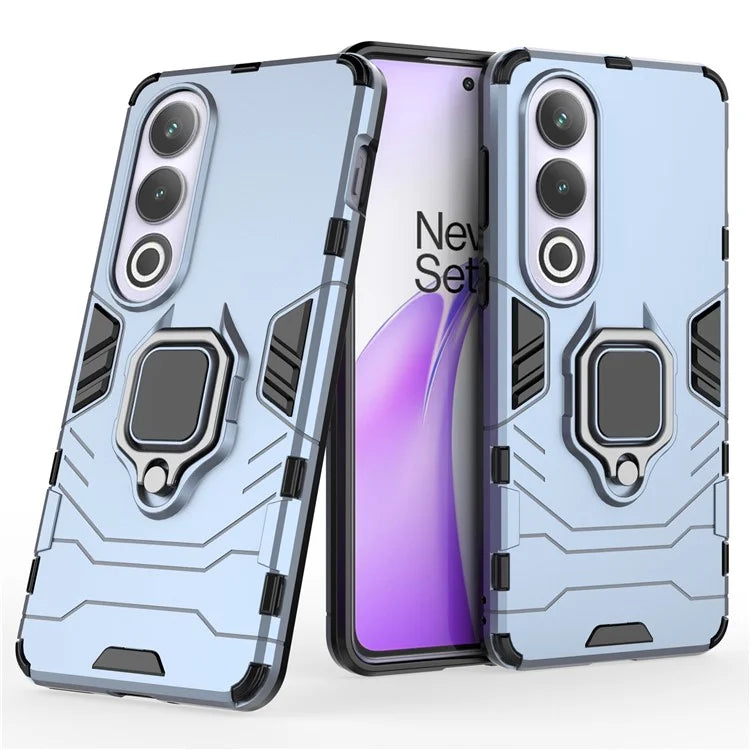 For OnePlus Ace 3V 5G Case PC+TPU Bump Proof Shell with Ring Kickstand