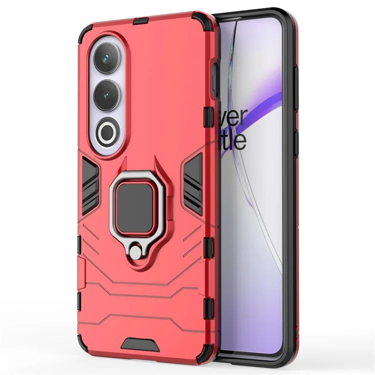 For OnePlus Ace 3V 5G Case PC+TPU Bump Proof Shell with Ring Kickstand