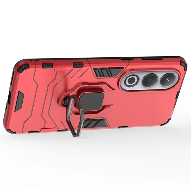 For OnePlus Ace 3V 5G Case PC+TPU Bump Proof Shell with Ring Kickstand