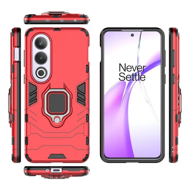 For OnePlus Ace 3V 5G Case PC+TPU Bump Proof Shell with Ring Kickstand