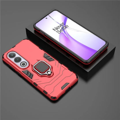 For OnePlus Ace 3V 5G Case PC+TPU Bump Proof Shell with Ring Kickstand