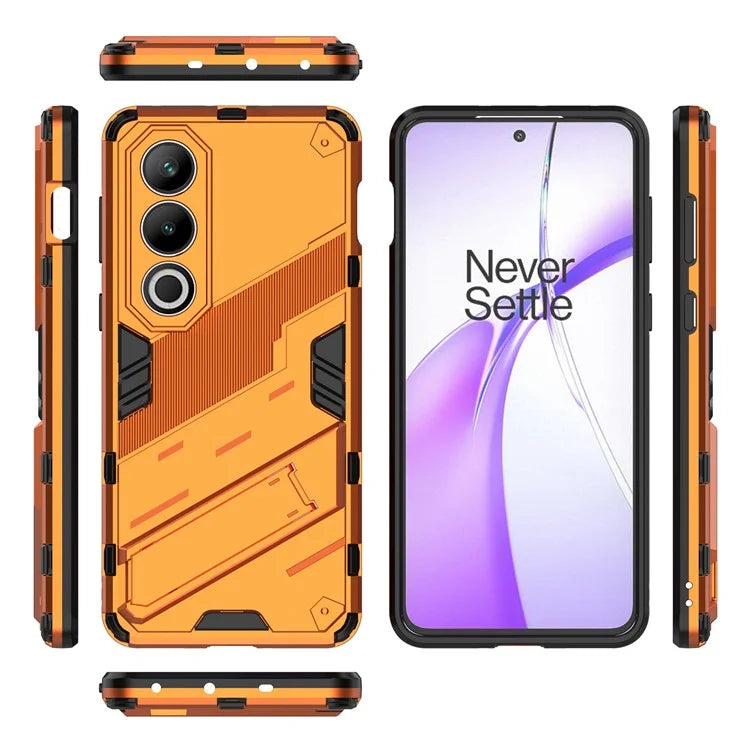 For OnePlus Ace 3V 5G PC+TPU Case Folding Kickstand Hybrid Phone Cover