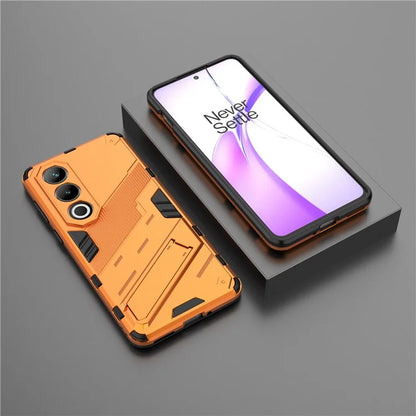 For OnePlus Ace 3V 5G PC+TPU Case Folding Kickstand Hybrid Phone Cover