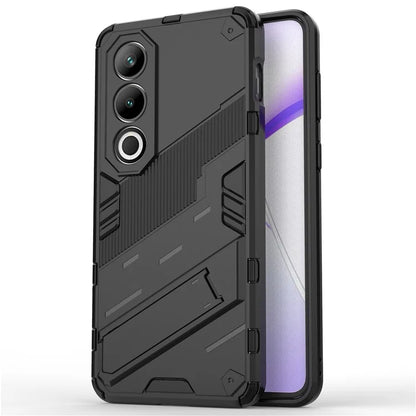 For OnePlus Ace 3V 5G PC+TPU Case Folding Kickstand Hybrid Phone Cover