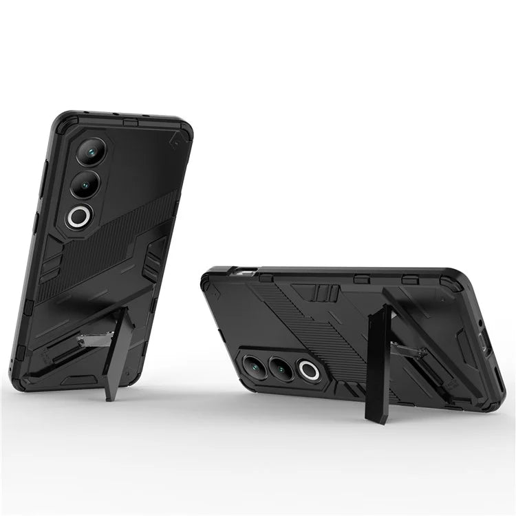 For OnePlus Ace 3V 5G PC+TPU Case Folding Kickstand Hybrid Phone Cover
