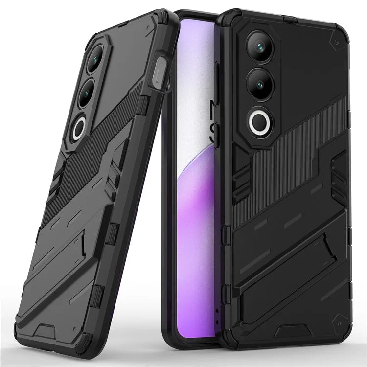 For OnePlus Ace 3V 5G PC+TPU Case Folding Kickstand Hybrid Phone Cover