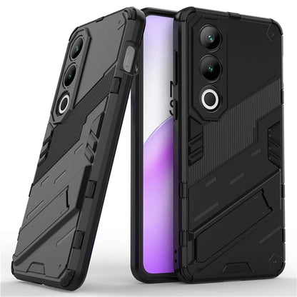 For OnePlus Ace 3V 5G PC+TPU Case Folding Kickstand Hybrid Phone Cover