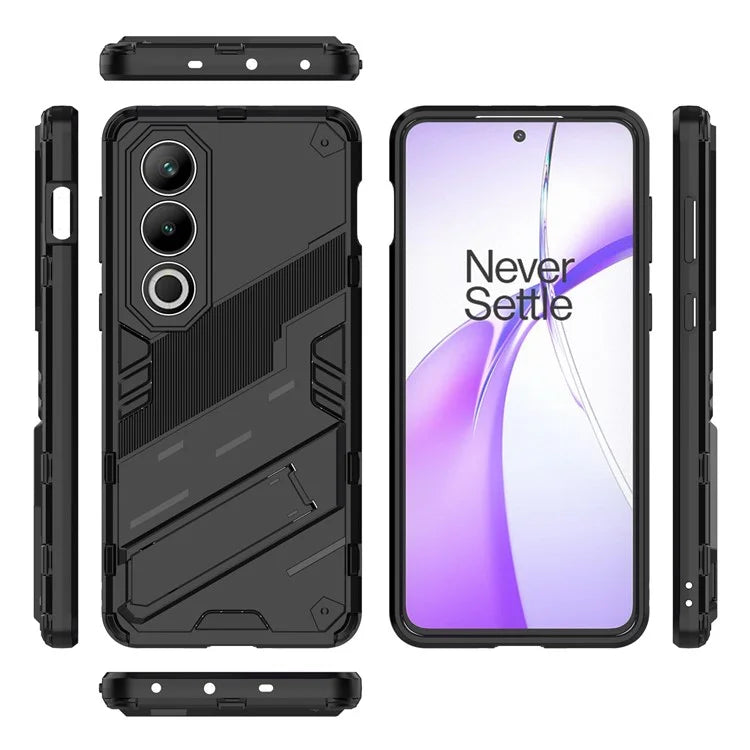 For OnePlus Ace 3V 5G PC+TPU Case Folding Kickstand Hybrid Phone Cover