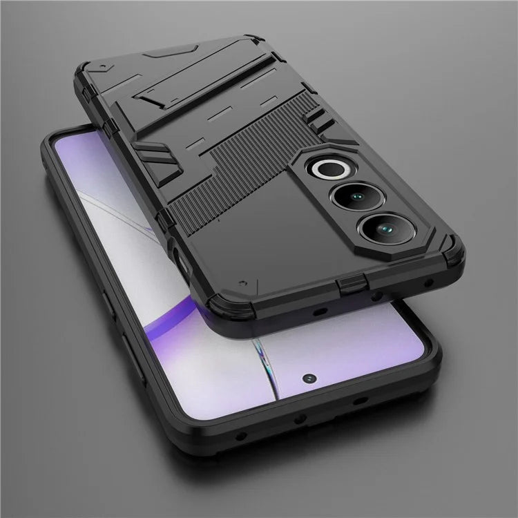 For OnePlus Ace 3V 5G PC+TPU Case Folding Kickstand Hybrid Phone Cover