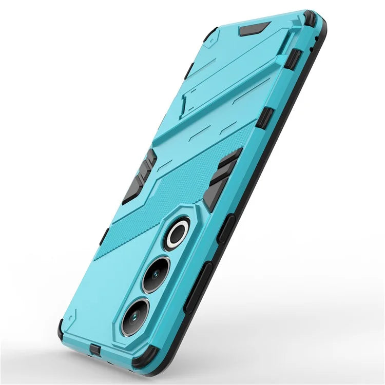 For OnePlus Ace 3V 5G PC+TPU Case Folding Kickstand Hybrid Phone Cover