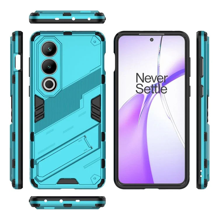 For OnePlus Ace 3V 5G PC+TPU Case Folding Kickstand Hybrid Phone Cover