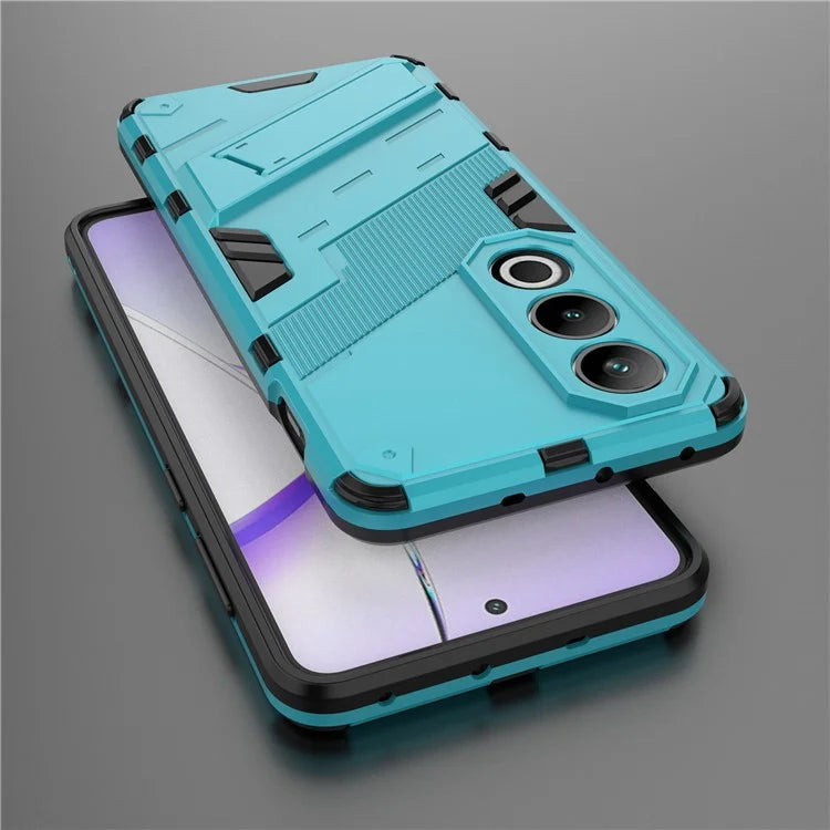 For OnePlus Ace 3V 5G PC+TPU Case Folding Kickstand Hybrid Phone Cover