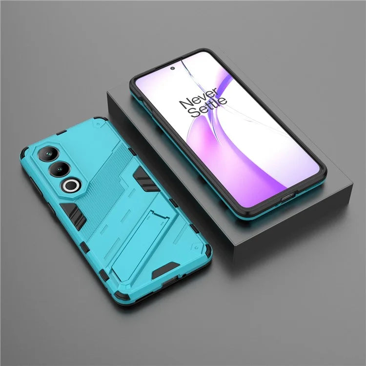 For OnePlus Ace 3V 5G PC+TPU Case Folding Kickstand Hybrid Phone Cover
