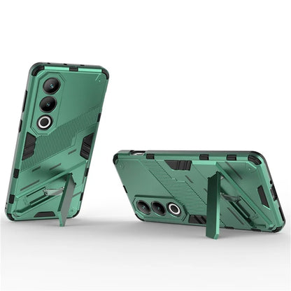 For OnePlus Ace 3V 5G PC+TPU Case Folding Kickstand Hybrid Phone Cover