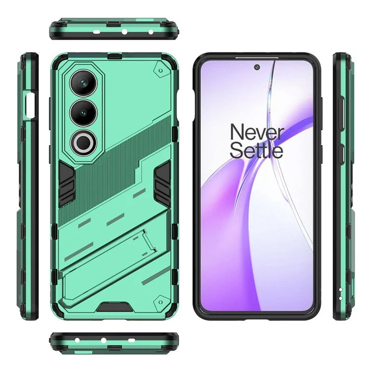 For OnePlus Ace 3V 5G PC+TPU Case Folding Kickstand Hybrid Phone Cover