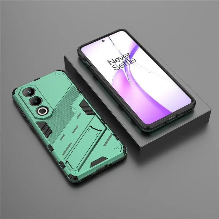 For OnePlus Ace 3V 5G PC+TPU Case Folding Kickstand Hybrid Phone Cover