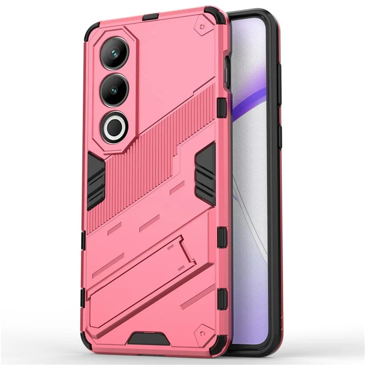 For OnePlus Ace 3V 5G PC+TPU Case Folding Kickstand Hybrid Phone Cover