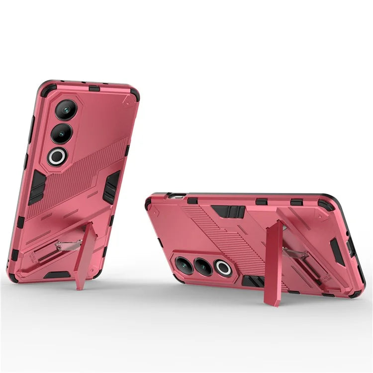 For OnePlus Ace 3V 5G PC+TPU Case Folding Kickstand Hybrid Phone Cover