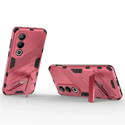 For OnePlus Ace 3V 5G PC+TPU Case Folding Kickstand Hybrid Phone Cover