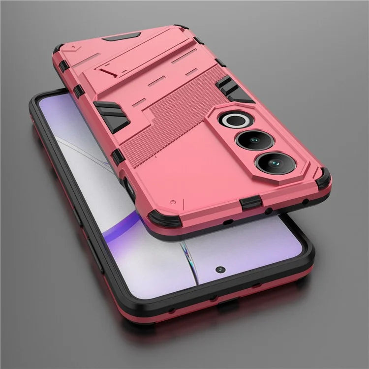 For OnePlus Ace 3V 5G PC+TPU Case Folding Kickstand Hybrid Phone Cover