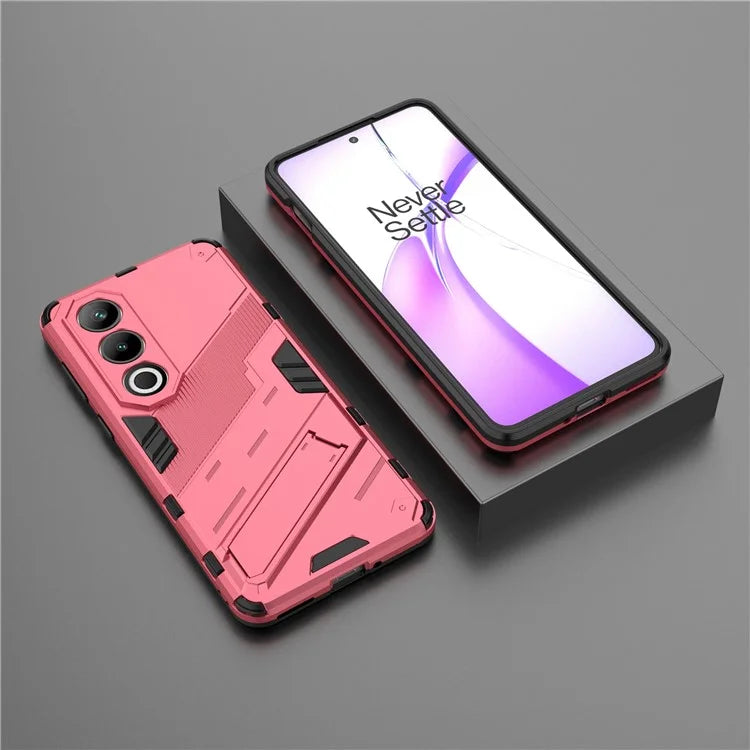 For OnePlus Ace 3V 5G PC+TPU Case Folding Kickstand Hybrid Phone Cover