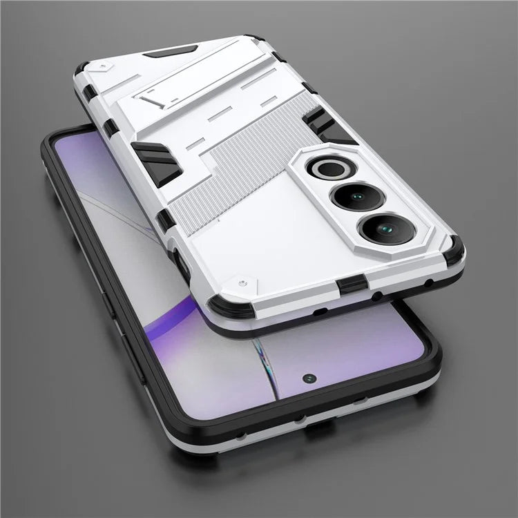 For OnePlus Ace 3V 5G PC+TPU Case Folding Kickstand Hybrid Phone Cover
