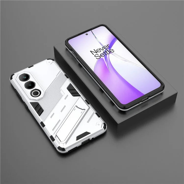 For OnePlus Ace 3V 5G PC+TPU Case Folding Kickstand Hybrid Phone Cover