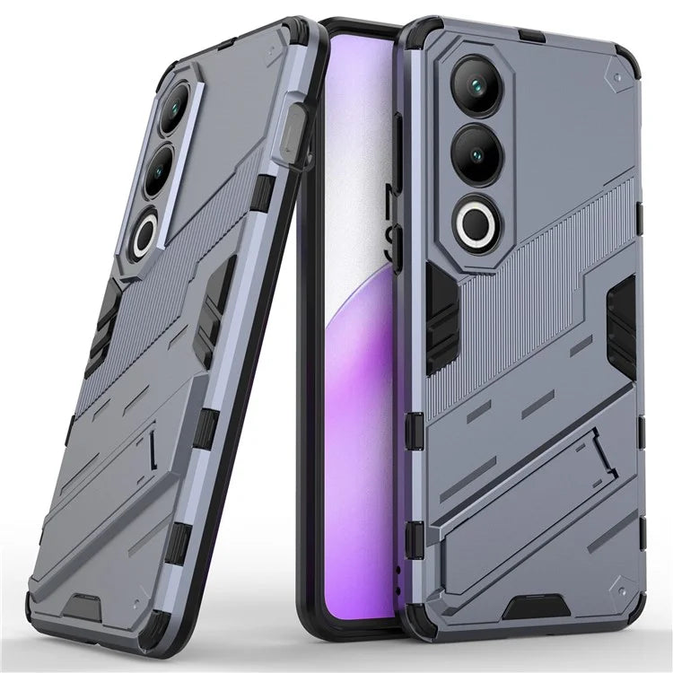 For OnePlus Ace 3V 5G PC+TPU Case Folding Kickstand Hybrid Phone Cover