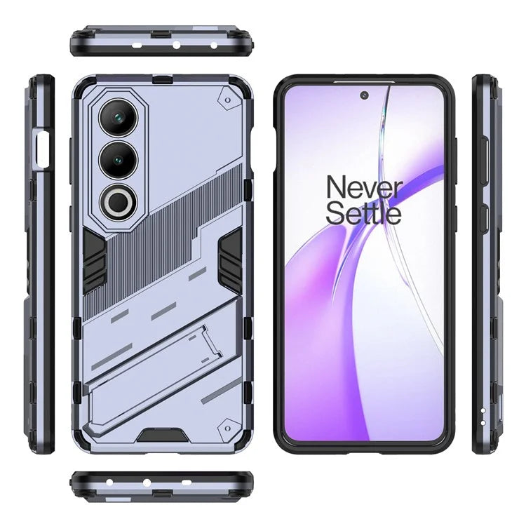 For OnePlus Ace 3V 5G PC+TPU Case Folding Kickstand Hybrid Phone Cover