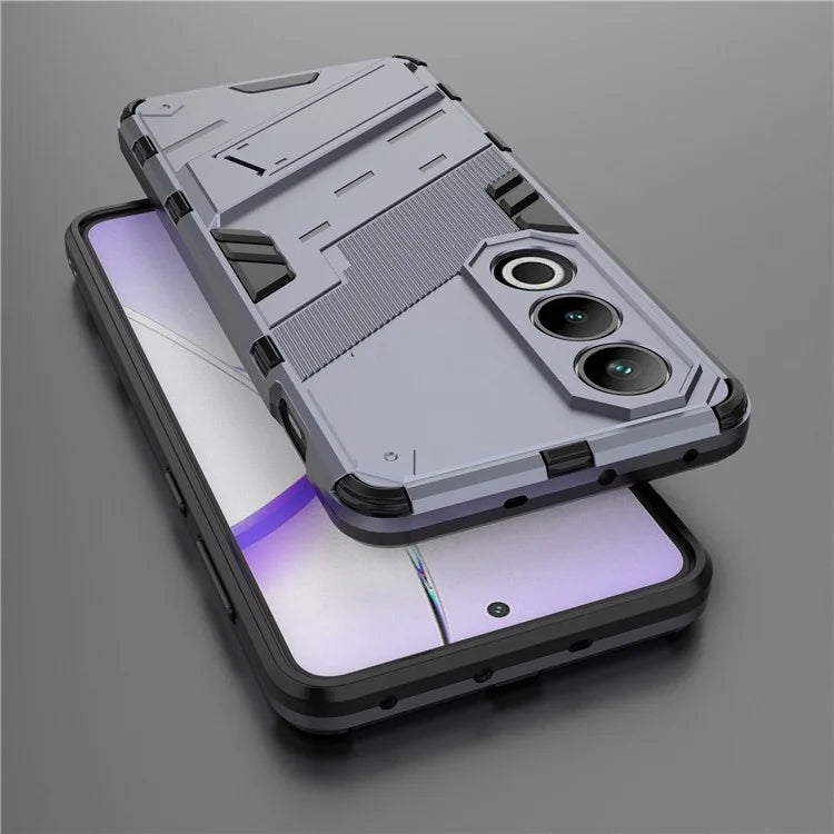 For OnePlus Ace 3V 5G PC+TPU Case Folding Kickstand Hybrid Phone Cover