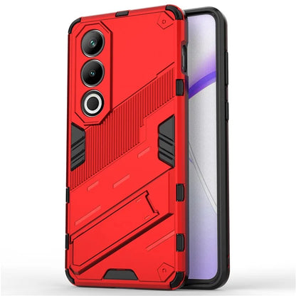 For OnePlus Ace 3V 5G PC+TPU Case Folding Kickstand Hybrid Phone Cover